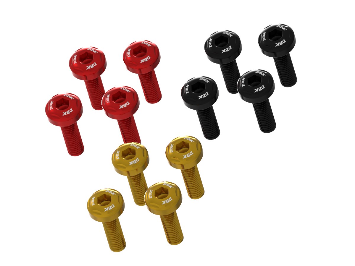 DBK Special Parts (Ducabike) OE Muffler Heat (Exhaust) Shield Screw Kit for the Ducati Hypermotard 698 Mono DBK Special Parts (Ducabike) OE Muffler Heat (Exhaust) Shield Screw Kit for the Ducati Hypermotard 698 Mono